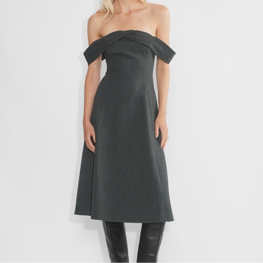 Aritzia Wilfred Victoire Black Dress